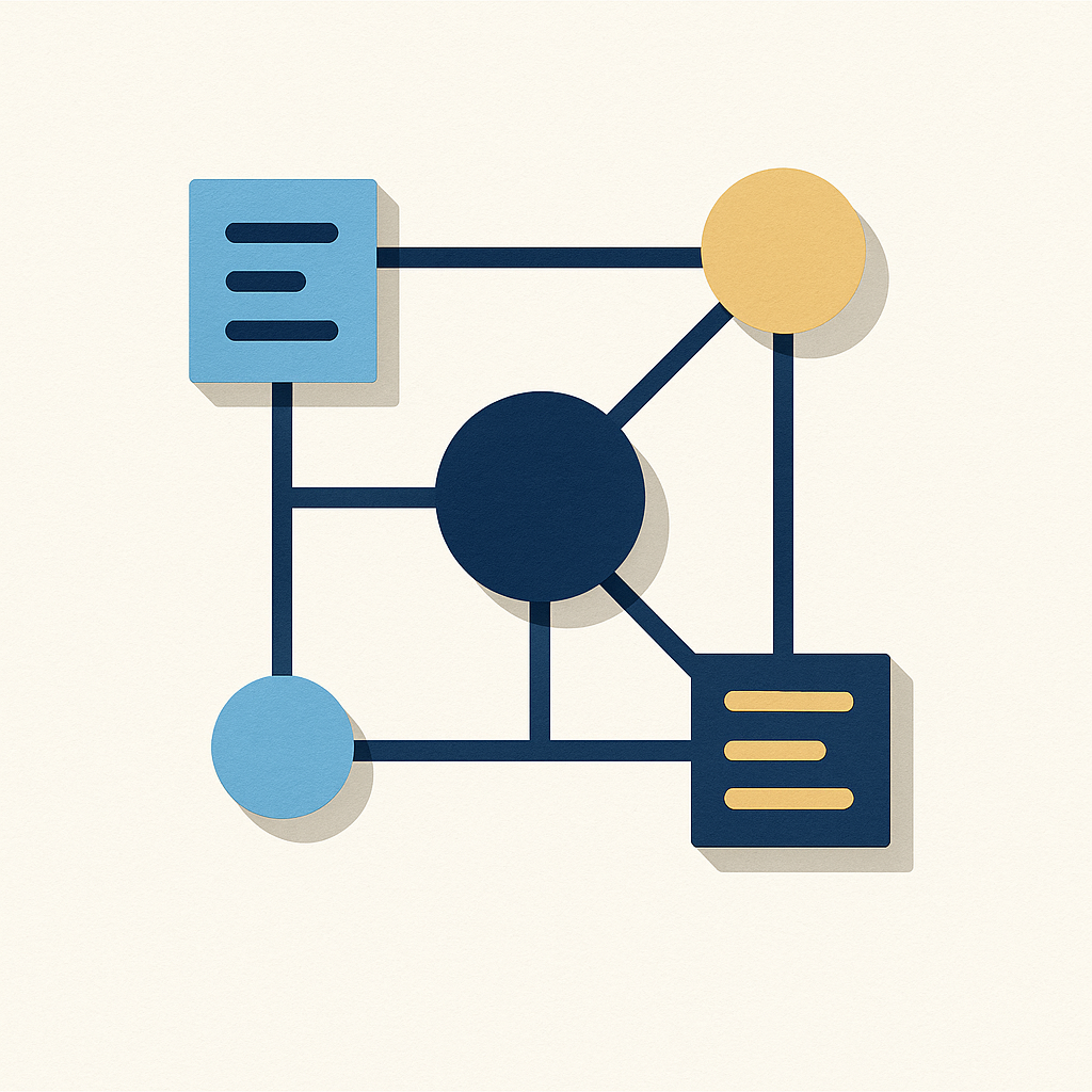 Iconographic representation of an origination system